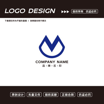 M字母LOGO標(biāo)志