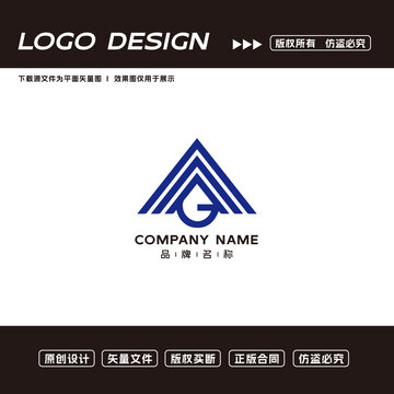 G字母logo标志