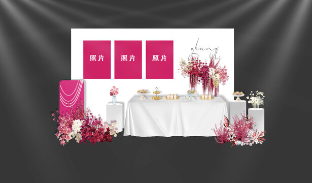 婚禮甜品布置