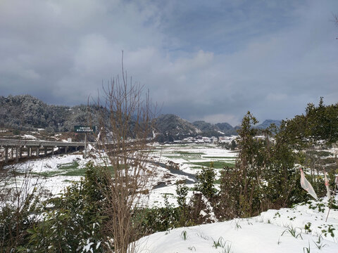 冬天雪景