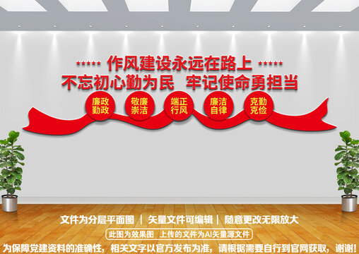 作風(fēng)建設(shè)文化墻