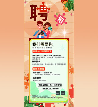 招聘海報
