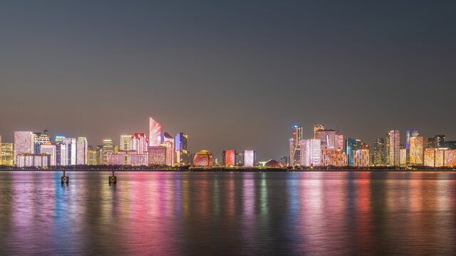 钱江新城夜景