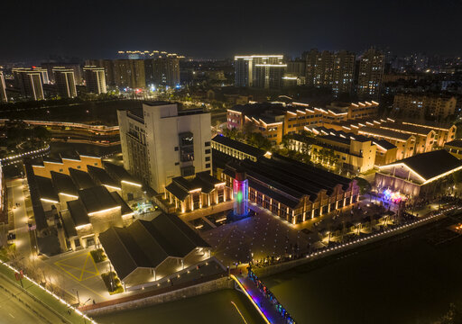 海宁中丝三厂夜景