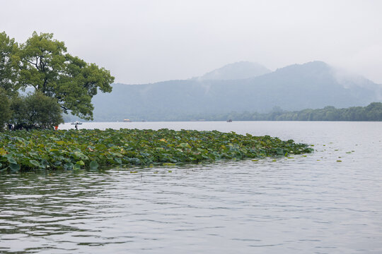 杭州西湖著名景点风光