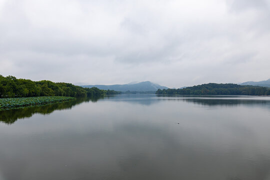 杭州西湖著名景点风光