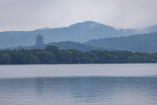 杭州西湖著名景点风光