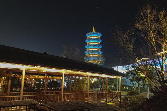 婺女洲夜景