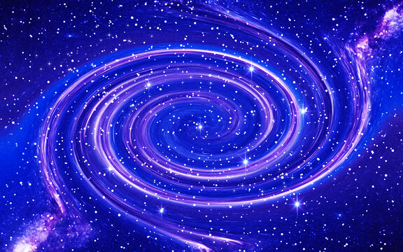旋渦星空背景