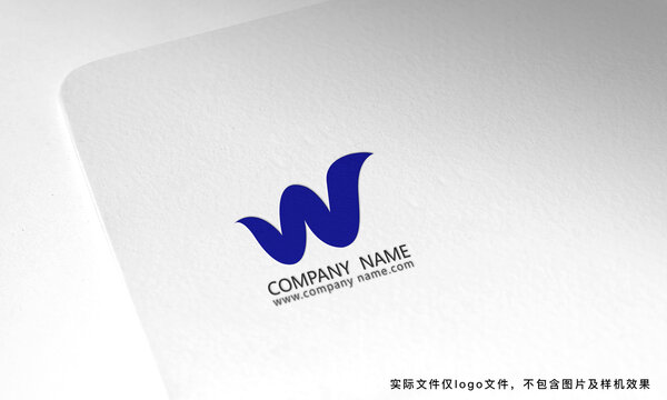 字母W标志logo设计