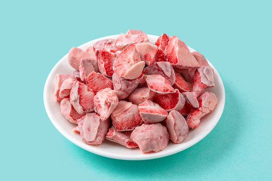 冻干草莓块
