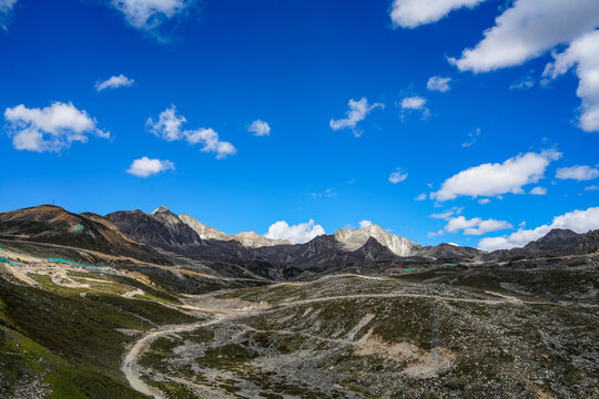 甘孜折多山景观