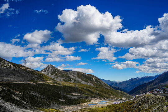 甘孜折多山景观