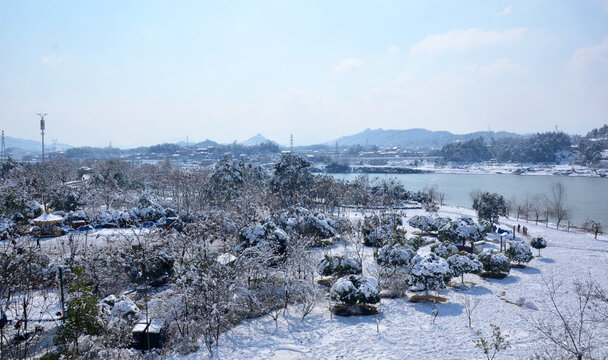 美丽雪景