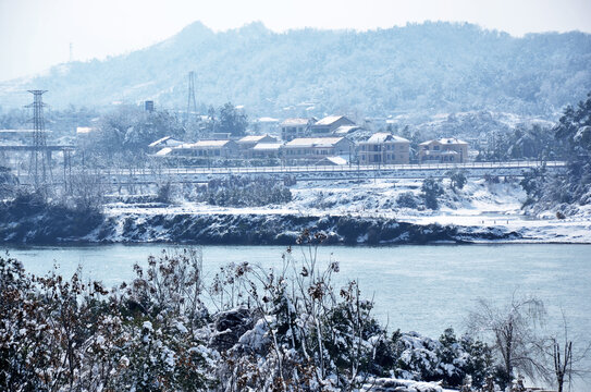 美丽雪景