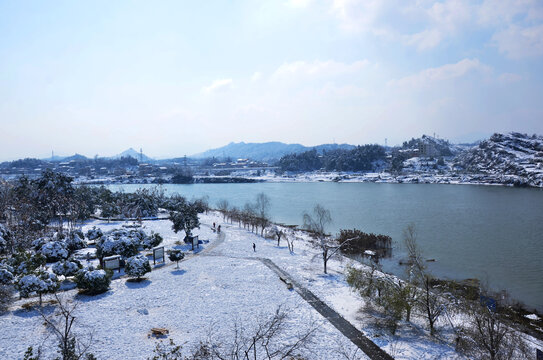 美丽雪景