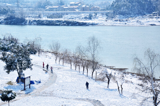 美丽雪景