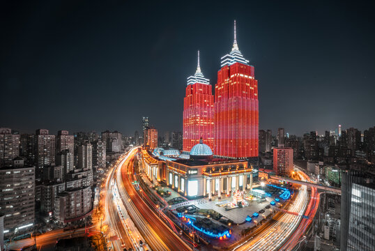 上海环球港夜景