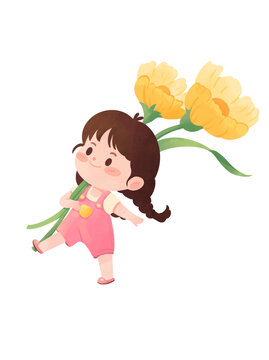 簡約可愛卡通兒童節(jié)節(jié)日人物插畫