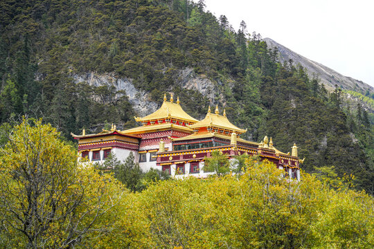 稻城亚丁景区冲古寺