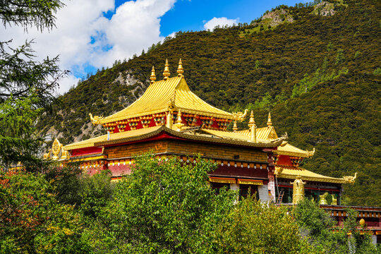 稻城亚丁景区冲古寺