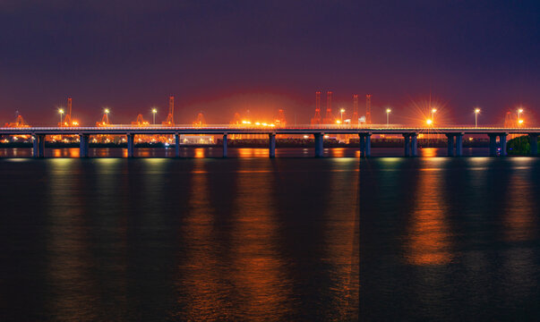 沿江高速夜景