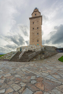 拉科鲁尼亚古老的海格力斯灯塔