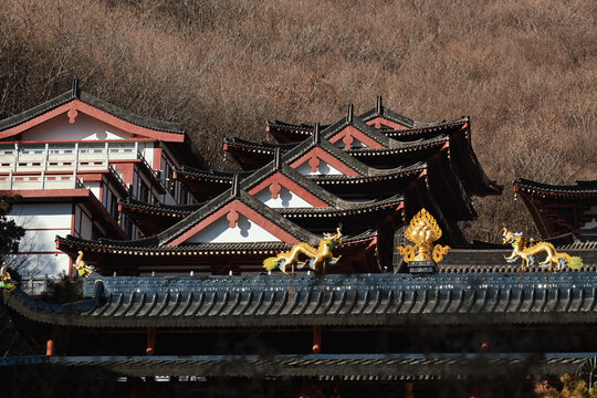 本溪财神寺建筑