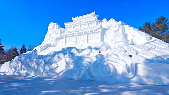 云顶天宫雪雕