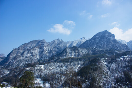 张家界雪景