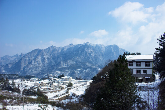 张家界雪景