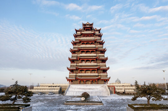 雪地翼云阁