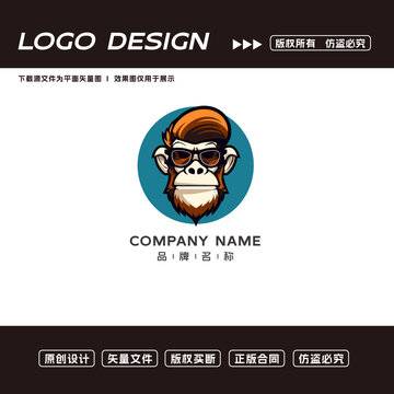 猴子logo標(biāo)志