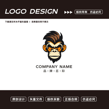 猴子logo標(biāo)志