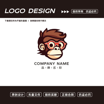 猴子logo標(biāo)志