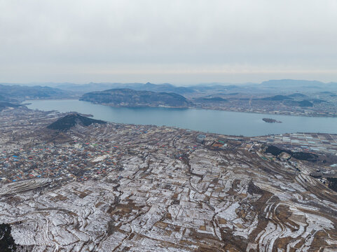 济南三媳妇山雪景