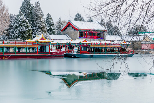 雪后的颐和园