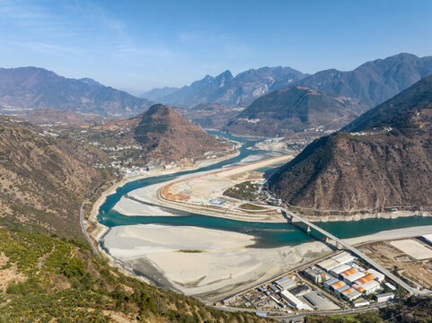 大渡河石棉段山川河流