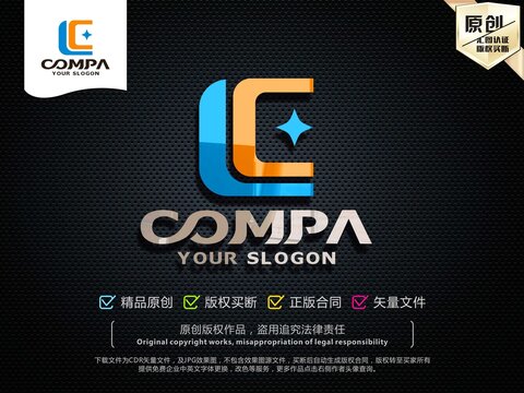 C字母LOGO设计