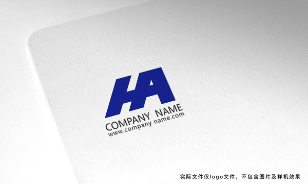 字母HA标志logo设计