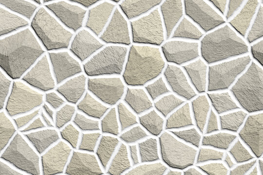 浅色石头墙