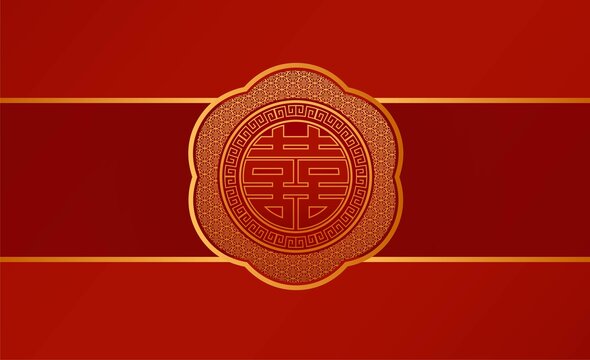 雙喜字婚慶圖案視覺設(shè)計(jì)