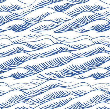 海浪線條