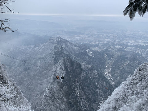 张家界天门山风光