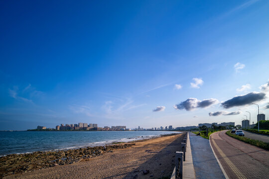 青岛西海岸星海滩夏日风情