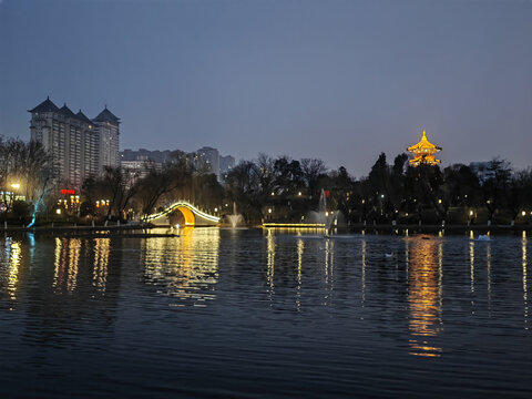 玉带桥夜景