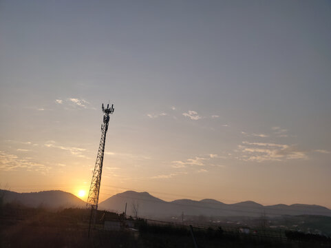 太阳落山