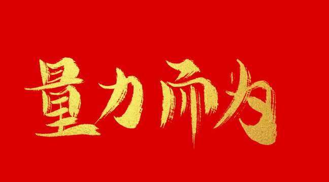 量力而為
