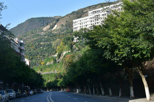 三峡白帝城瞿塘峡