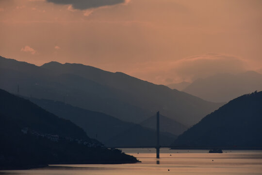 三峡白帝城瞿塘峡